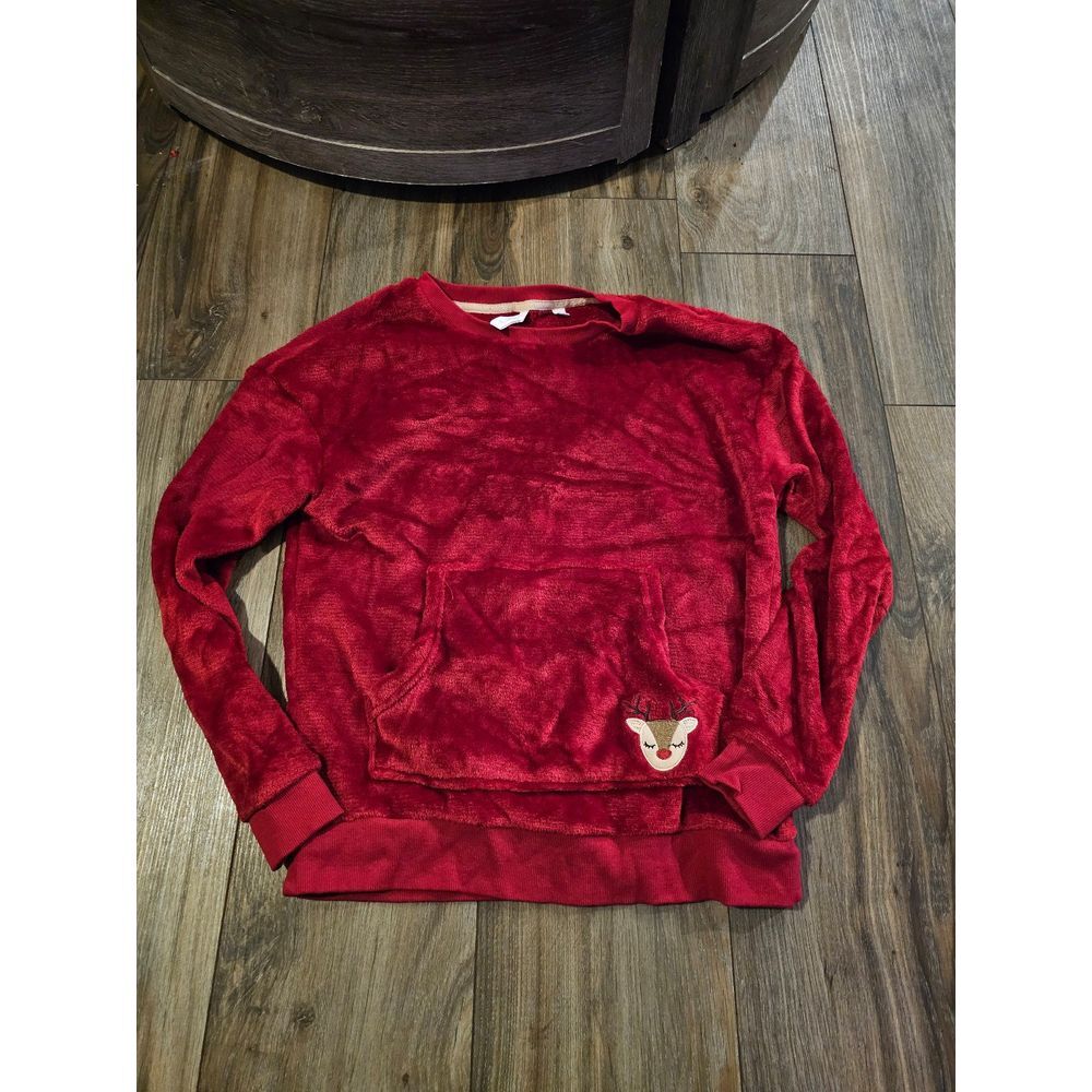 Joy Spun Reindeer Christmas Sweatshirt